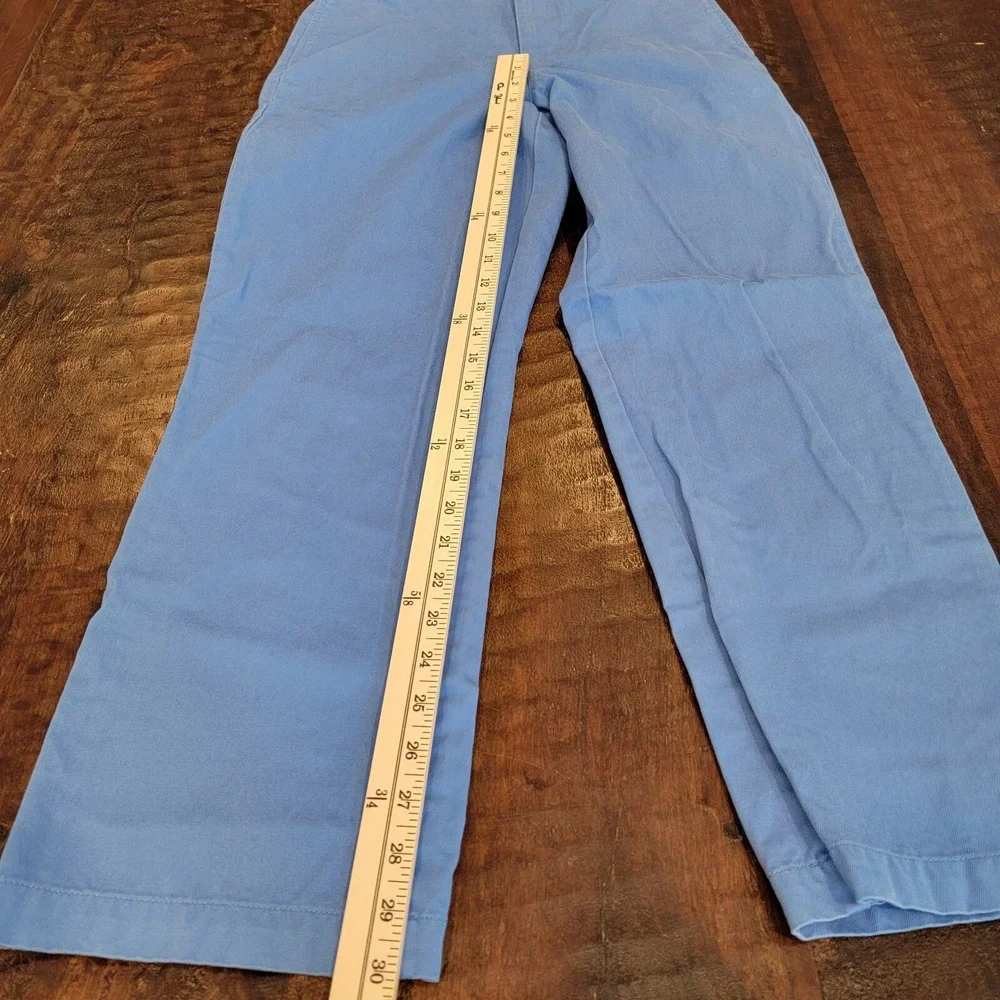 Vineyard Vines Chino Pants Youth Size 16 Blue Dress Slacks‎ 28x30 Flat Front